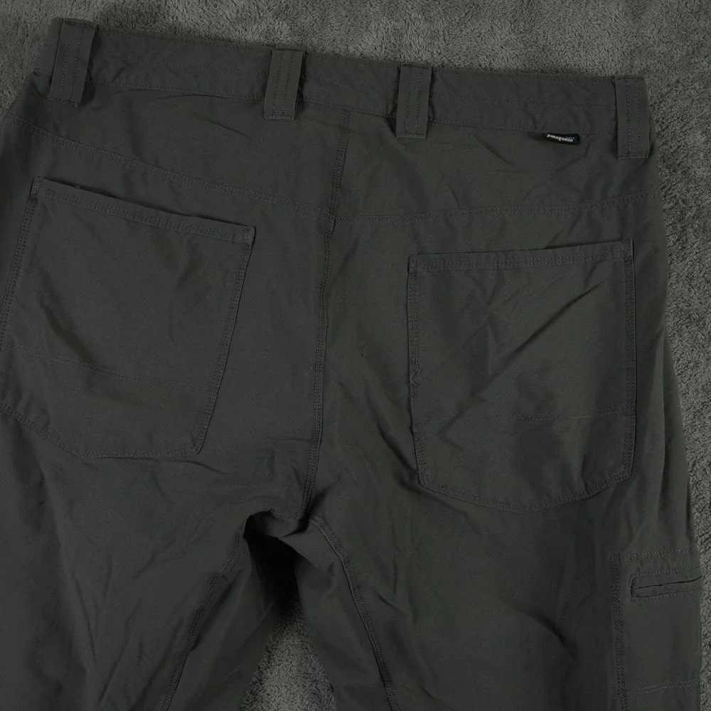 Patagonia Quandary Pants Mens 35 Gray Hiking Outdoor Stretch Lightweight 55180‎